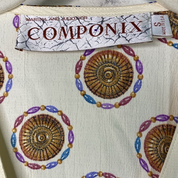 SOLD❣️❣️Vintage 80s/90s Componix Western Beaded/Tasseled Shirt Jacket✨ - Picture 7 of 9